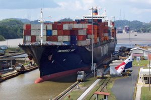 Ship Providence Bay at Panama Canal